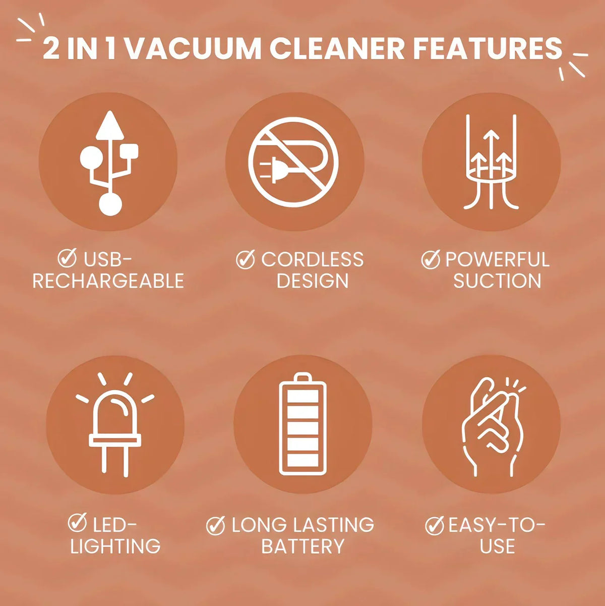 2-in-1 Smart Handheld Vacuum & Air Blower